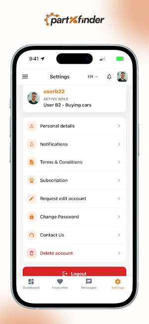 PartXFinder - Partners Screenshot 3