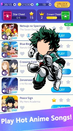 My Hero Academia Piano Tiles Screenshot 0