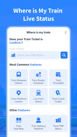 Live Train Status : Train app Screenshot 1