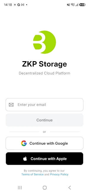 ZKP Storage Screenshot 0