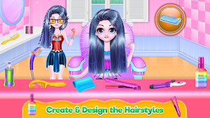 Cosplay Girl Hair Salon Screenshot 3