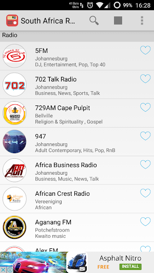 South Africa Radio Screenshot 0