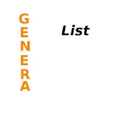 Genera list
