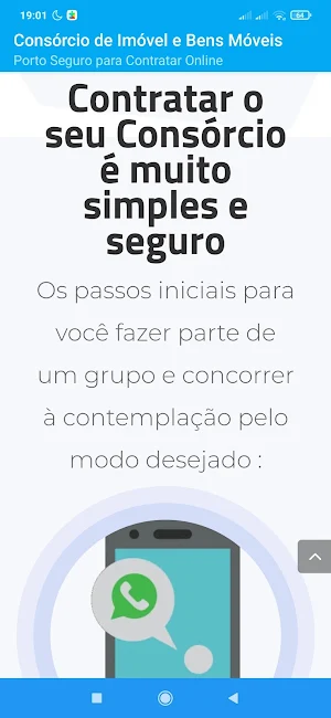 Consórcio de Imóvel e Auto Screenshot 2