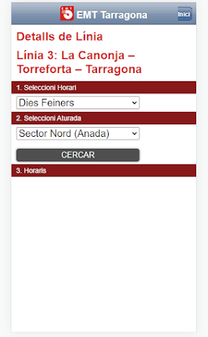 Transportes Tarragona Screenshot 2