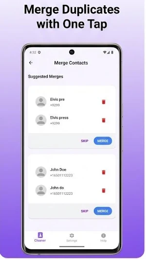 Duplicate Contacts Cleaner Screenshot 1