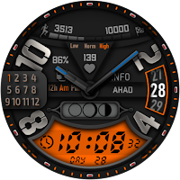 Hybrid Hardless Watch face