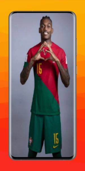 Rafael Leao 4K Wallpaper Screenshot 2