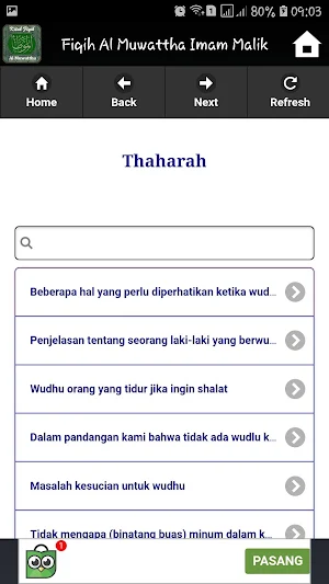 Hadis Al Muwattha Imam Malik - Indonesia Screenshot 3
