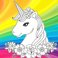 unicorn coloring book
