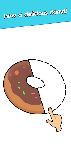 Draw Half : Drawing Puzzle + Brain Teaser screenshot 6
