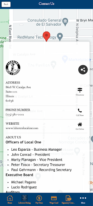 Laborers Local One Screenshot 2