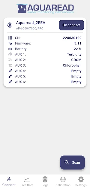Aquaread BlueLink Screenshot 2