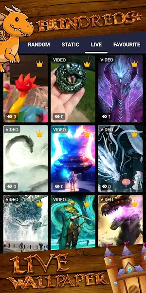 dragon background Screenshot 2