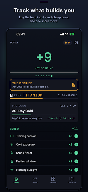 Baseline: Discipline Tracker Screenshot 0