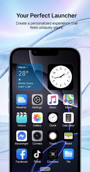 Launcher OS: Pure Style Screenshot 1