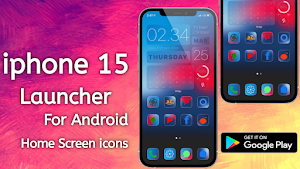 iPhone 15 Launcher for Android Screenshot 1