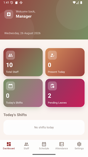 Elderly Care Staff Hub Screenshot 0