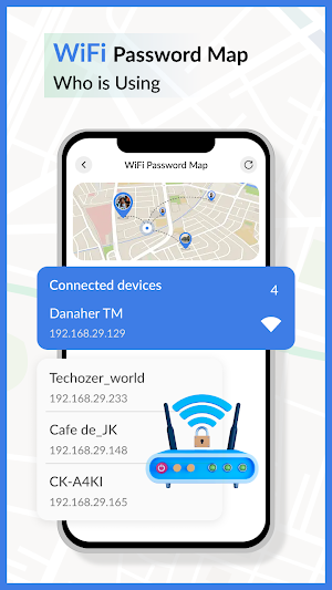 WiFi Password Map Screenshot 3