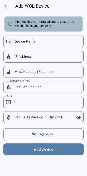WoSSH : WoL & SSH Manager Screenshot 2