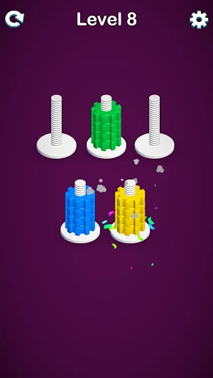 Nuts Bolt Sort & Match Puzzle Screenshot 0