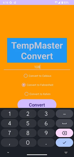 TempMaster Convert Screenshot 1