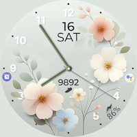 Floral Serenity Watch Face