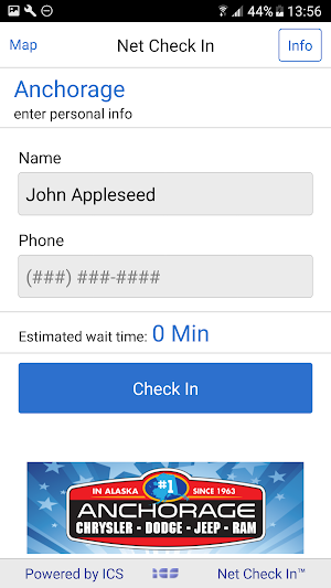 Net Check In - Anchorage Auto Screenshot 1