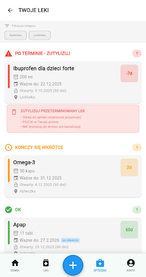 MojeLeki Screenshot 1