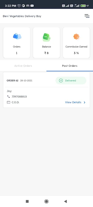 Devi Vegetables Delivery Boy Screenshot 2