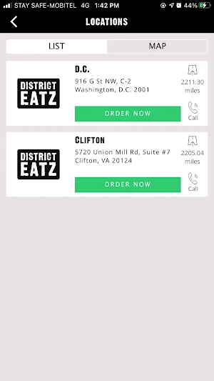 District Eatz Screenshot 1