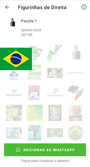Figurinhas de Direita Screenshot 3