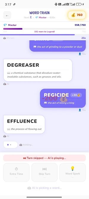 Word War.AI – Battle Word Game Screenshot 1