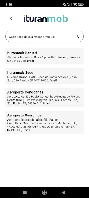mobFastRental Screenshot 2
