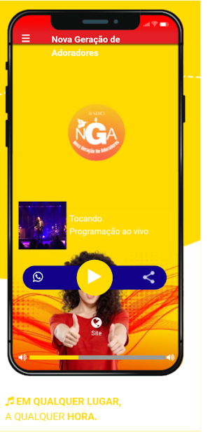 Rádio N G A Screenshot 2
