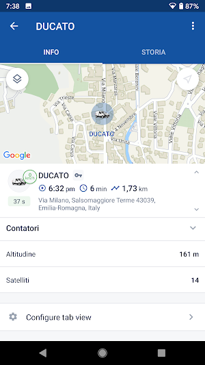 COMeSER GPS Screenshot 2