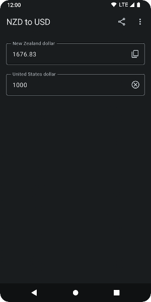 NZD to USD Screenshot 3