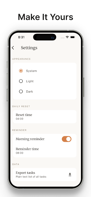 TriDo - 3 Daily Tasks Screenshot 2