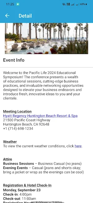 Educational Symposium Screenshot 0