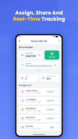 Worksheetzone: AI Quiz Maker Screenshot 2