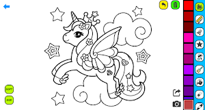 Unicorn Coloring Pages Screenshot 3