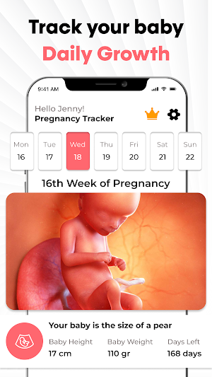 Baby Tracker Pregnancy App Screenshot 0