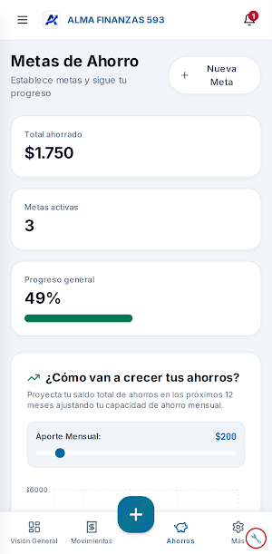 ALMA FINANZAS +593 Screenshot 3