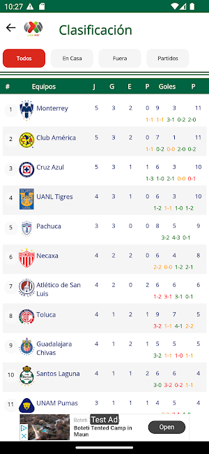 Liga MX Mexico Screenshot 1