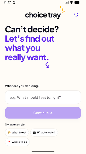 Choice Tray Screenshot 0