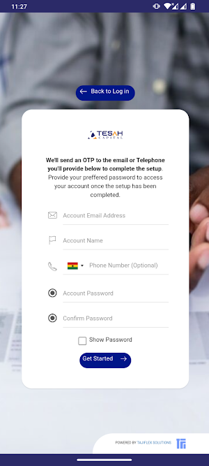 Tesah Capital Screenshot 2