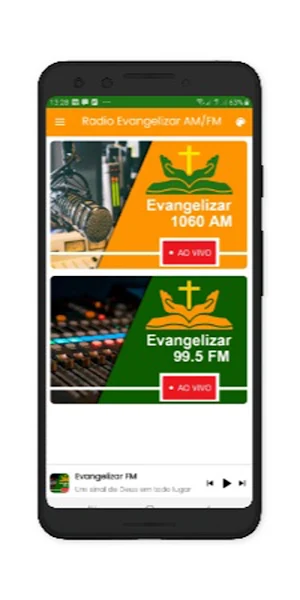 Rádio Evangelizar (AM - FM) - Curitiba / PR Screenshot 0