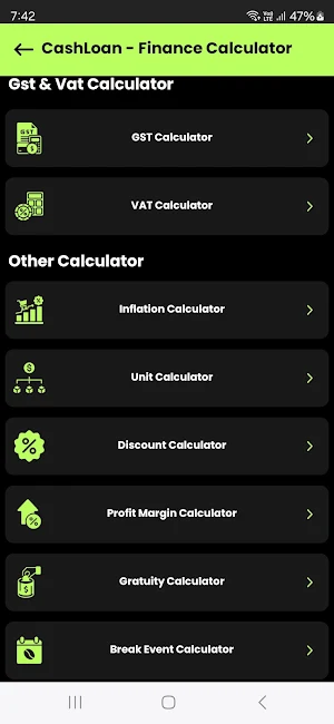 CashLoan - EMI Loan Calculator Screenshot 2