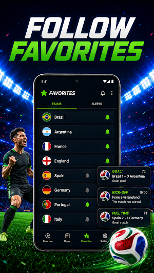 Live Score: Football Updates Screenshot 3