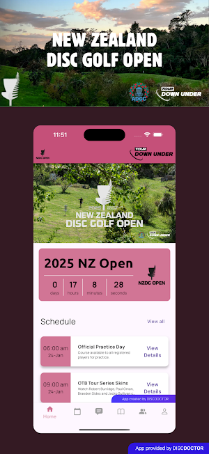 NZ Disc Golf Open Screenshot 0